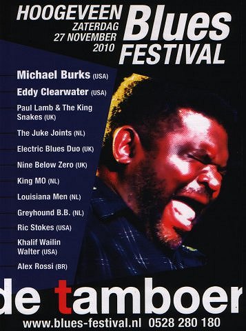Hoogeveen Blues Festival 2010 Flyer