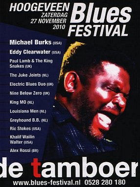 Hoogeveen Blues Festival 2010 Flyer