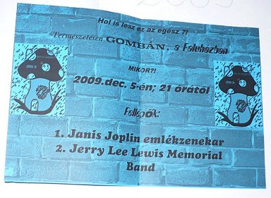 Gomba Blues 2009